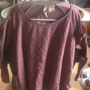 Route 66 open shoulder shirt